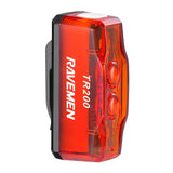 Ravemen TR200 USB Rechargeable Rear Light with Brake Detection (200 Lumens)