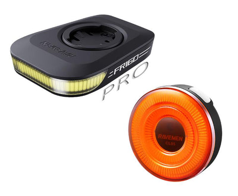 Ravemen FR160 (160 Lumens) / CL05 (30 Lumens) USB Rechargeable Lightset