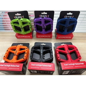 KranX Trail Bright Platform Pedal - Colour options