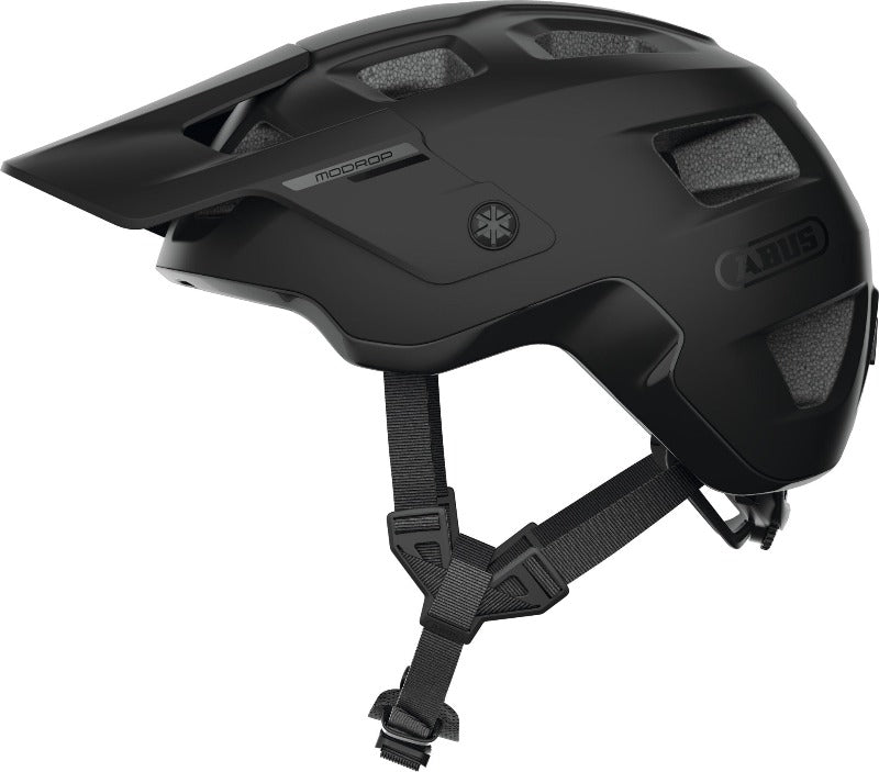 ABUS MoDrop MTB Helmet - Velvet Black - Side