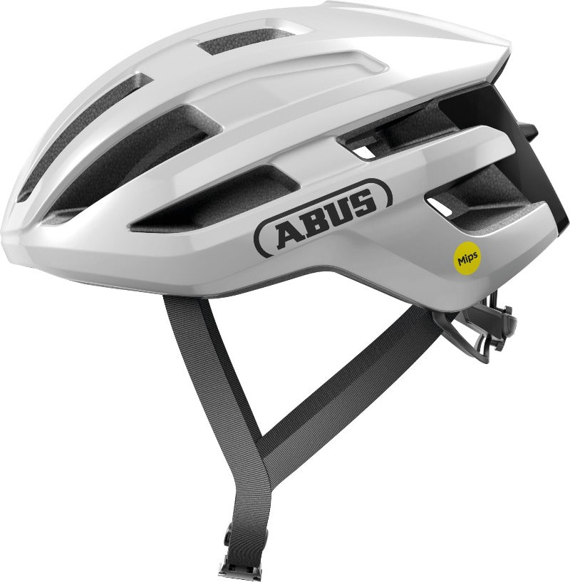 ABUS Powerdome MIPS Road Helmet - Shiny White