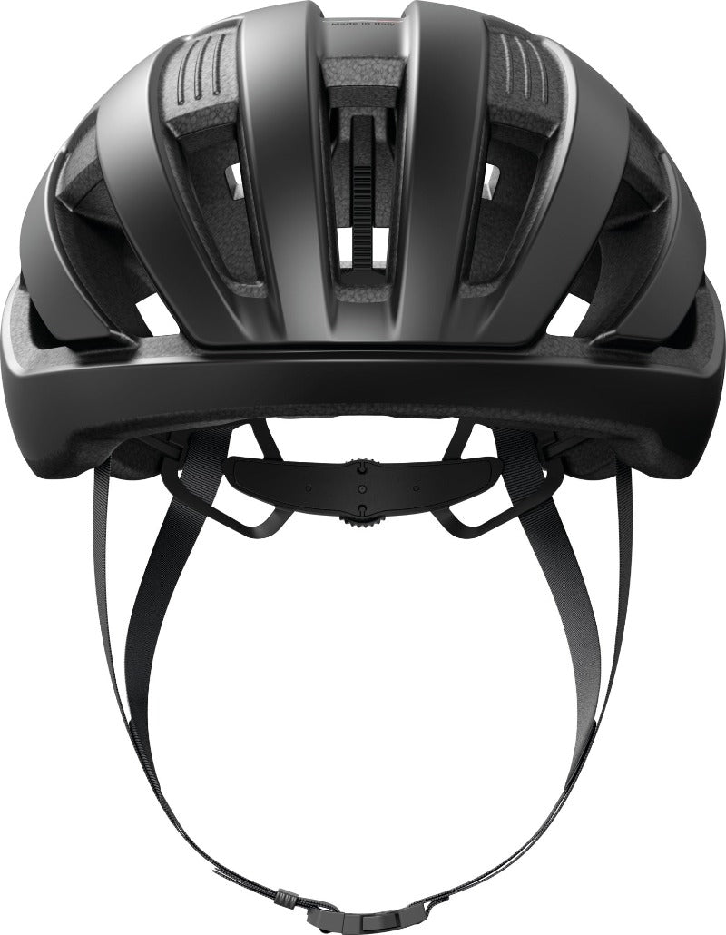 ABUS Wingback Road Helmet - Velvet Black - Front