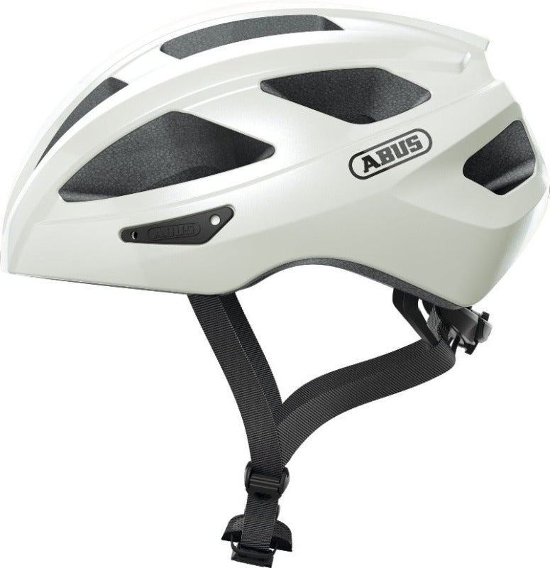 ABUS Macator Road Helmet - Pearl White