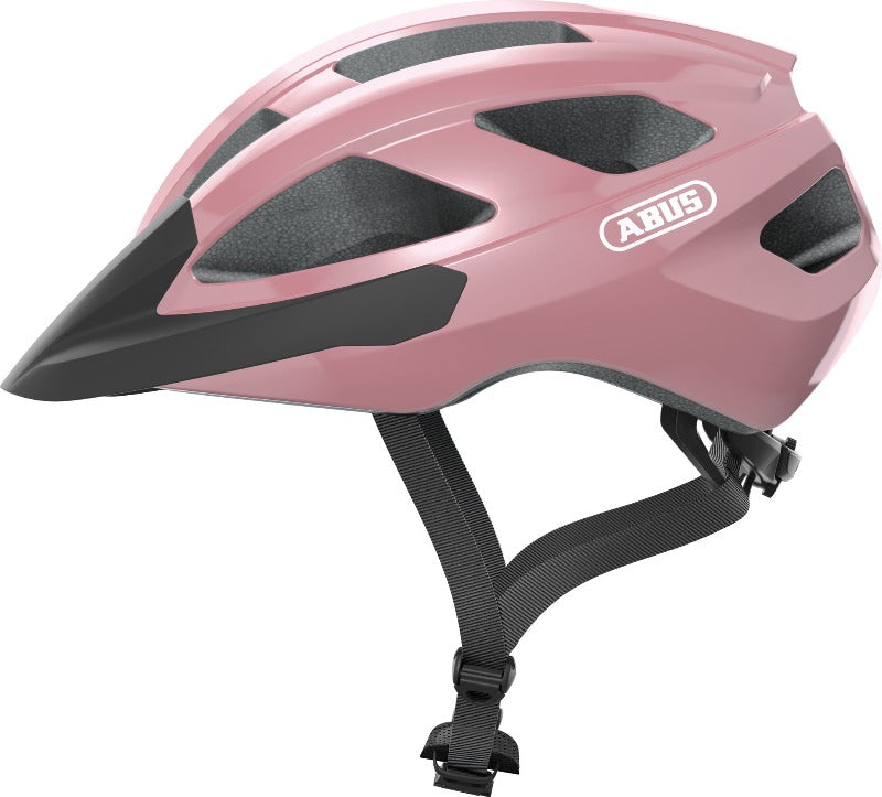 ABUS Macator Road Helmet - Shiny Rose