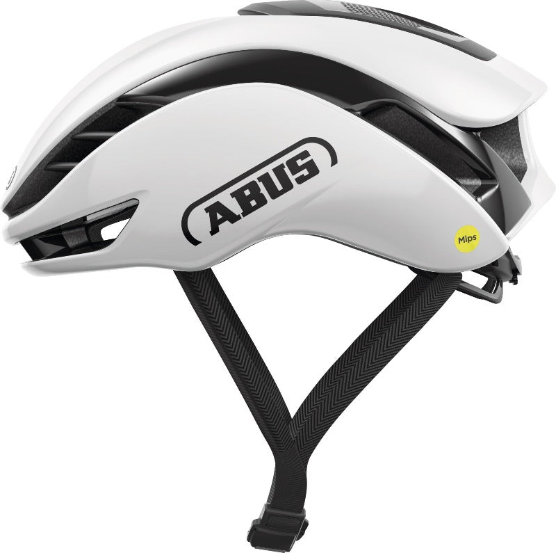 ABUS Gamechanger 2.0 MIPS Road Aero Elite Helmet - Shiny White