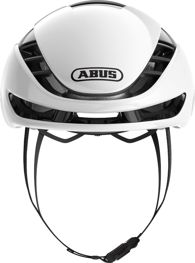 ABUS Gamechanger 2.0 MIPS Road Aero Elite Helmet - Shiny White - Front