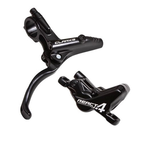 Clarks React 4 4-Piston Hydraulic Disc Brake Set 180/160mm