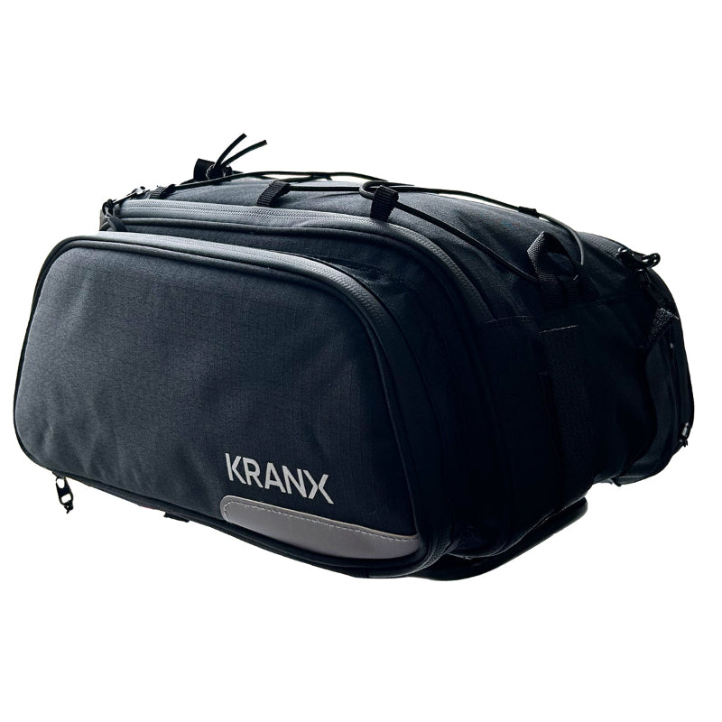 KranX Akakora Plus (9L+9L) Rack Top Bag With Fold-Out Panniers