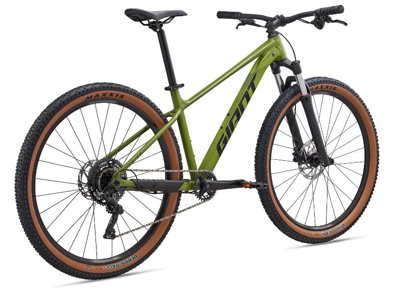 Giant Talon 2 Mountain Bike 2025 - Asphalt Green - Rear