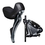Simano ST-RX810 GRX 11-speed STI bled with BR-RX810 flat mount calliper