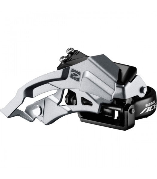 Shimano FD-T3000-2 Acera front mech, 9-speed double, top swing, dual pull, multi fit