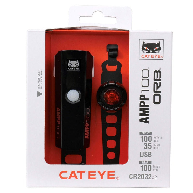 Cateye AMPP 100 / Orb Lightset