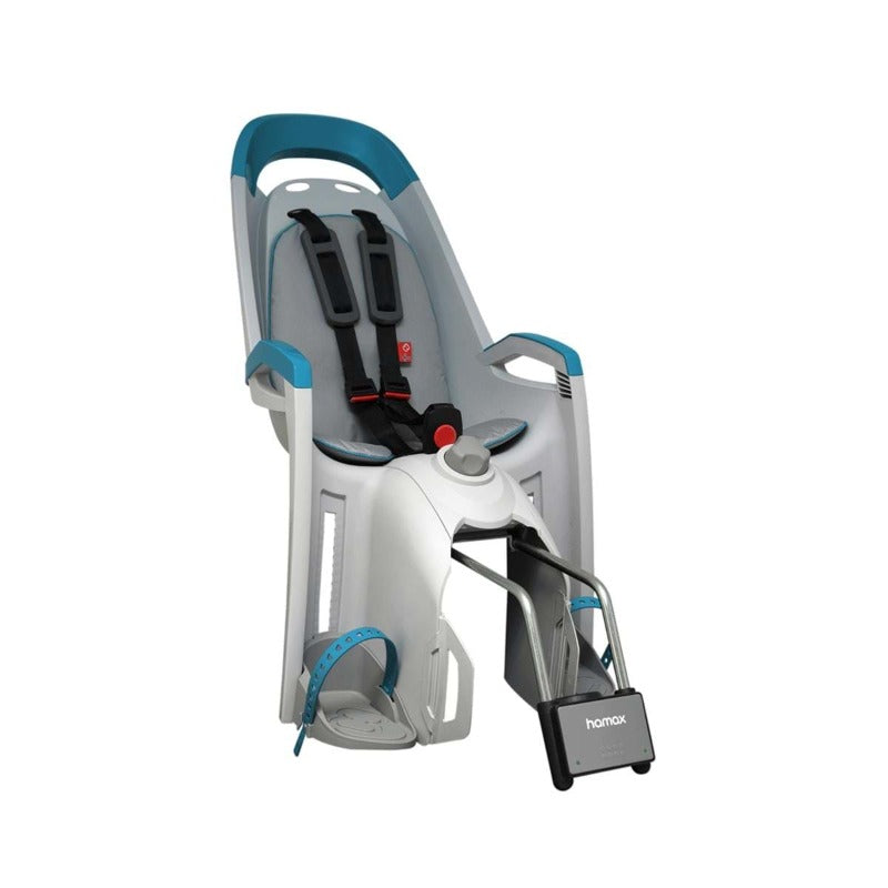 Hamax Amaze Child Seat - Light Grey/Petrol Blue/Light Grey