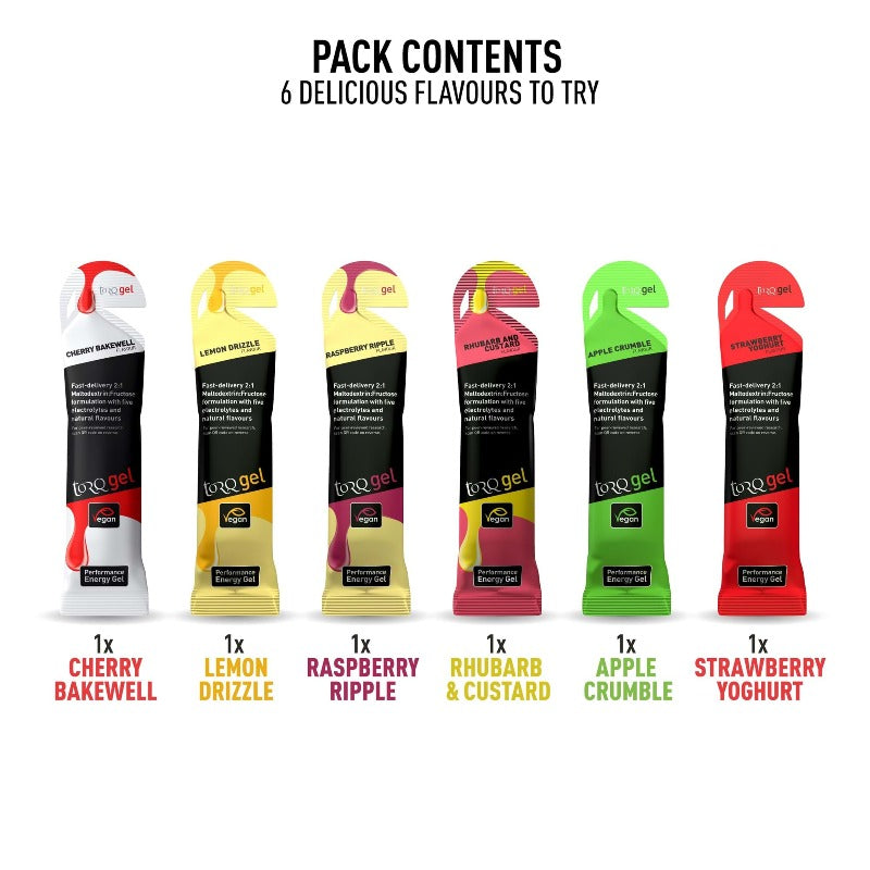 Torq Gel Taster Pack (Pack Of 6)