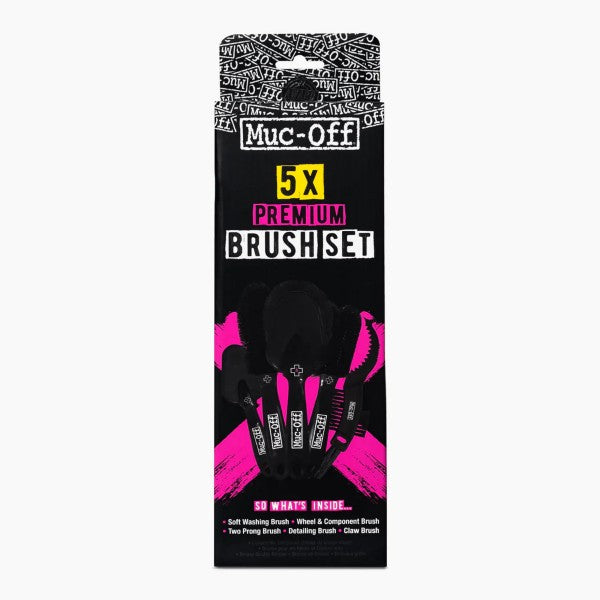 Muc-Off 5x Premium Brush Kit