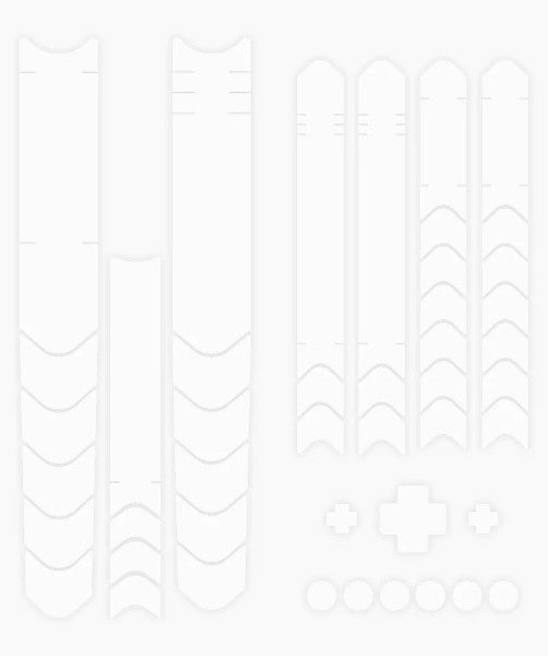 Muc-Off Frame Protection Kit - Downhill/Enduro/Trail - Clear Gloss