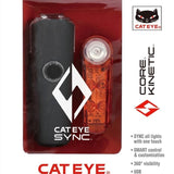 Cateye Sync Core & Kinetic USB Rechargeable Lightset