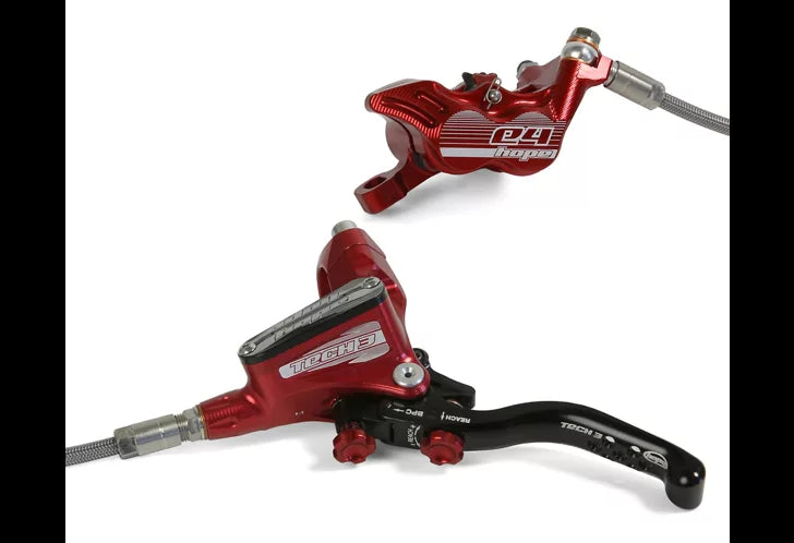 Hope Tech 3 E4 Brake - Orange (No Rotor)