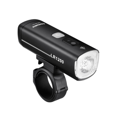 Ravemen LR1200 USB Rechargeable Curved Lens Front Light (1200 Lumens)