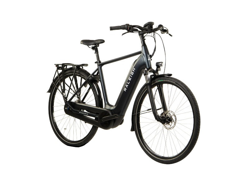 Raleigh Motus GT Cross Bar Hub Electric Bike - Front view