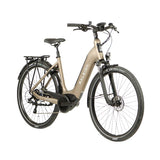 Raleigh Motus Tour 500 Lowstep Derailleur Electric Bike - Champagne - Front View