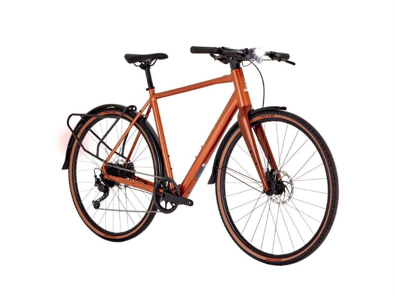 Raleigh Trace Electric Bike - Front View - Copper