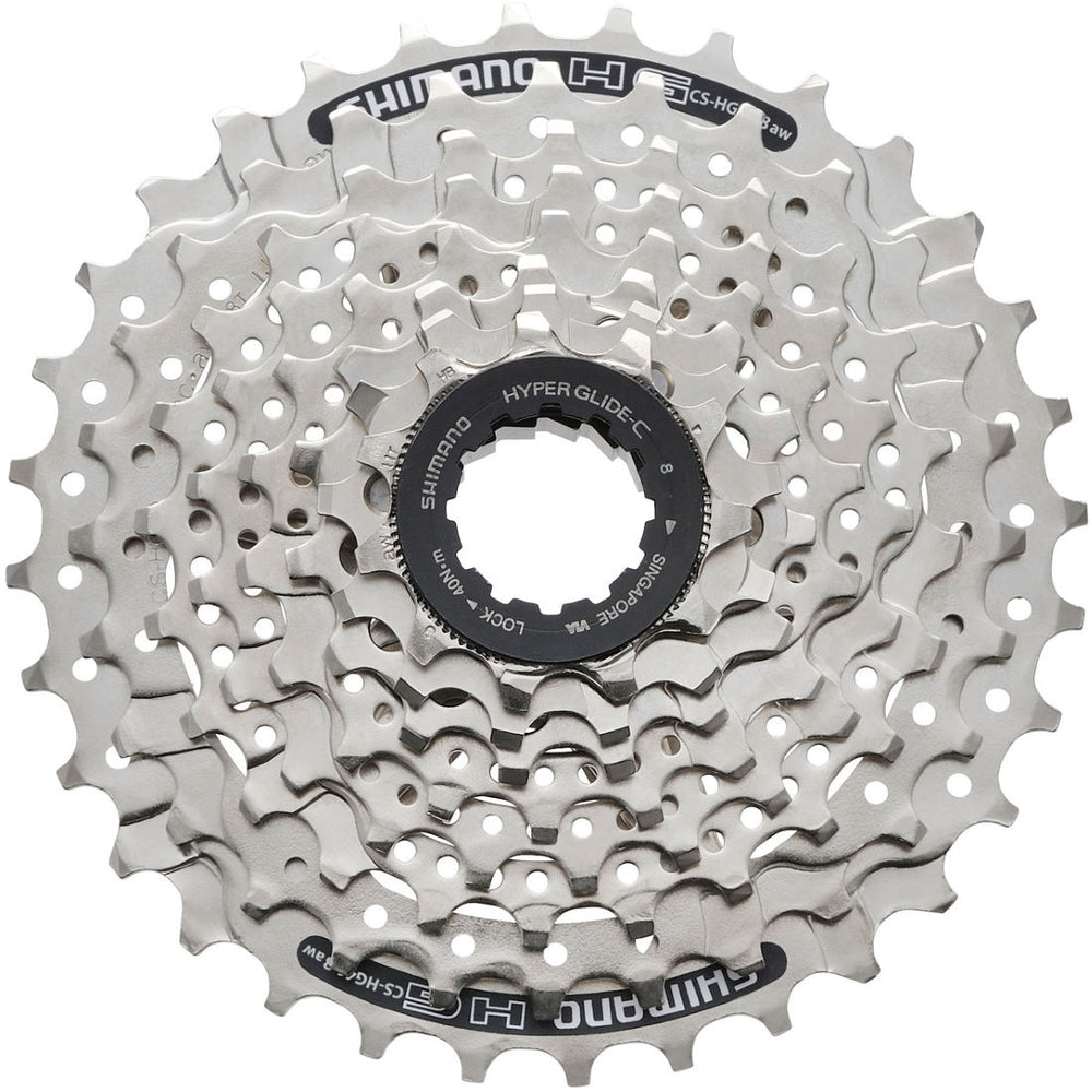 Shimano CS-HG41 8 Speed Cassette - Silver