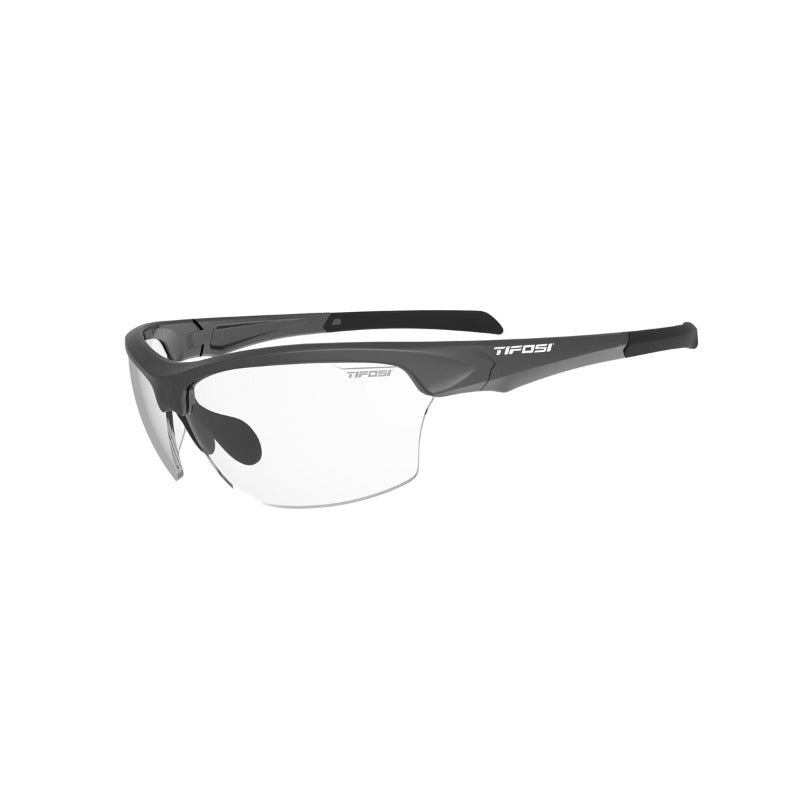 Tifosi Intense Single Lens Sunglasses - Matte Gunmetal/Clear- Right view